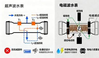 工業用水計量新標桿：超聲波水表 vs. 電磁水表，誰更勝一籌